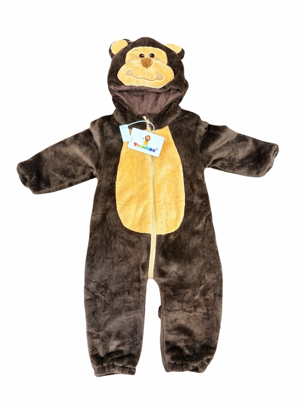Tonwhar toddlers Monkey costume. Warm unisex Halloween costume.
